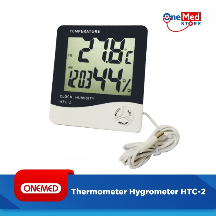 Jual ONEMED Thermometer Digital Hygrometer HTC 2 OOF | Shopee Indonesia