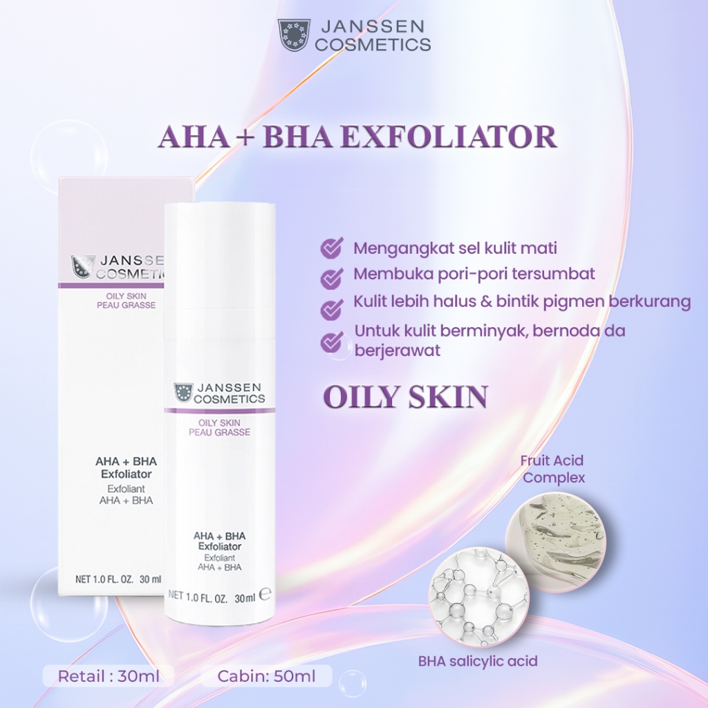 Jual Janssen Cosmetics - AHA + BHA Exfoliator | Shopee Indonesia