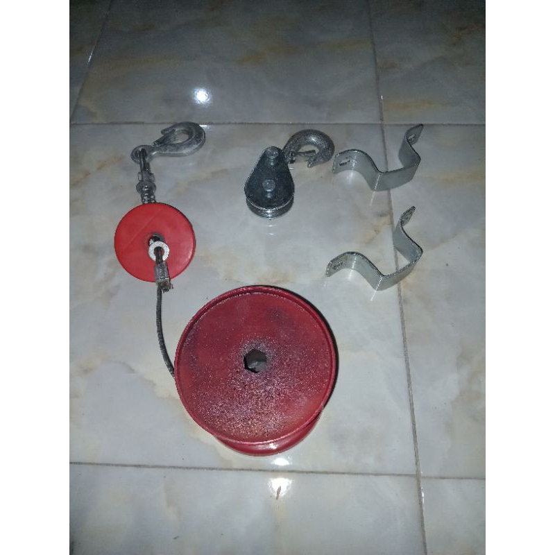 Jual sling seling mesin hoist hoist 4 mm panjang 20 meter kawat tali ...