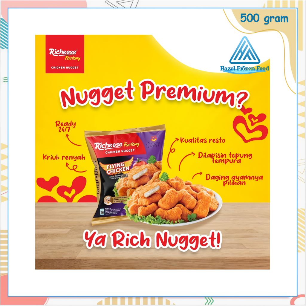 Jual Richeese Factory Flying Chicken 500 g Frozen Food Karawang ...