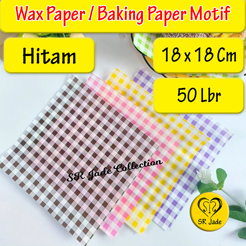 Jual [50 Lbr] Kertas Alas Bento Cake Roti Nasi Kue Kertas Gorengan ...