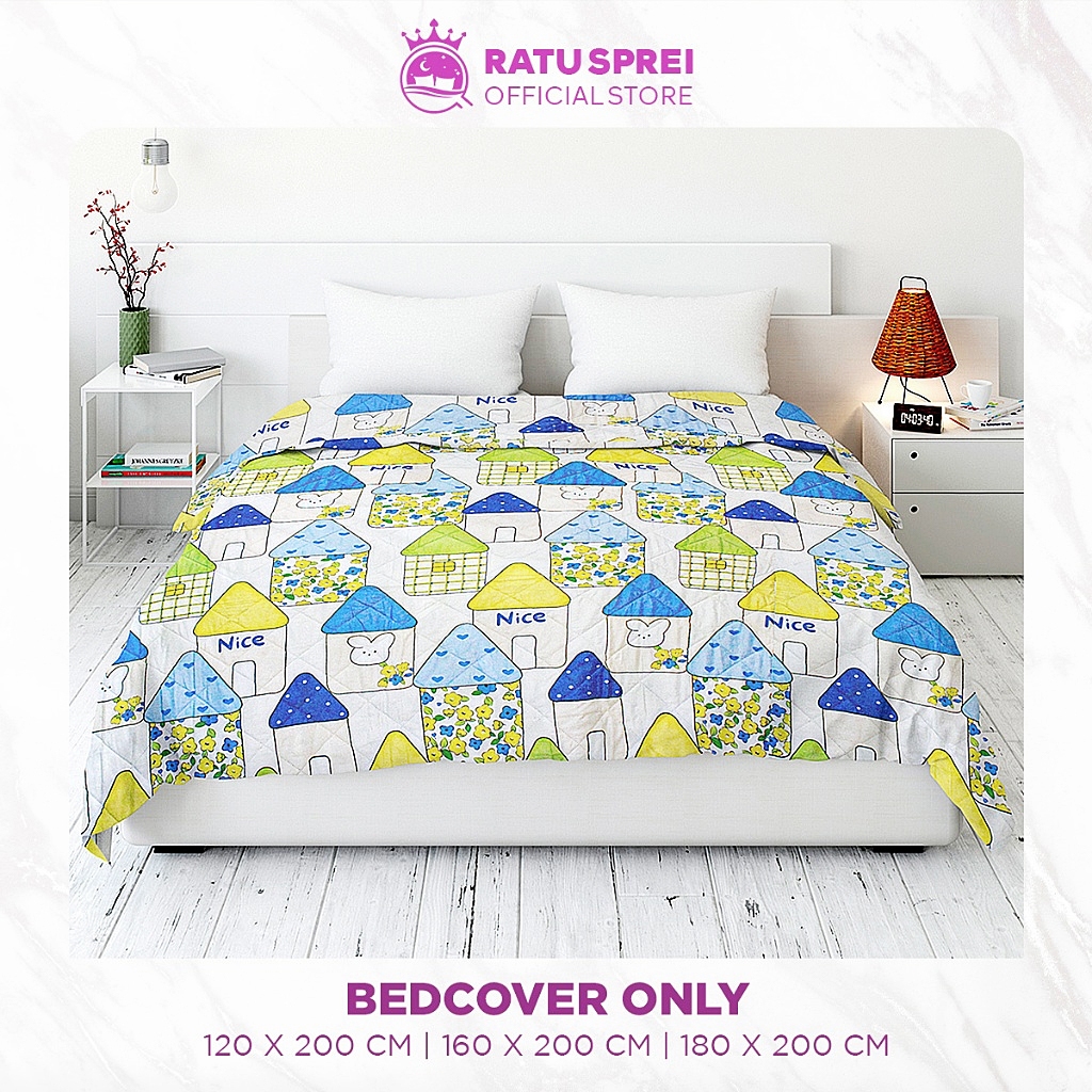 Jual Ratu Sprei Selimut Bedcover Microtex Dacron Ukuran Cm Cm