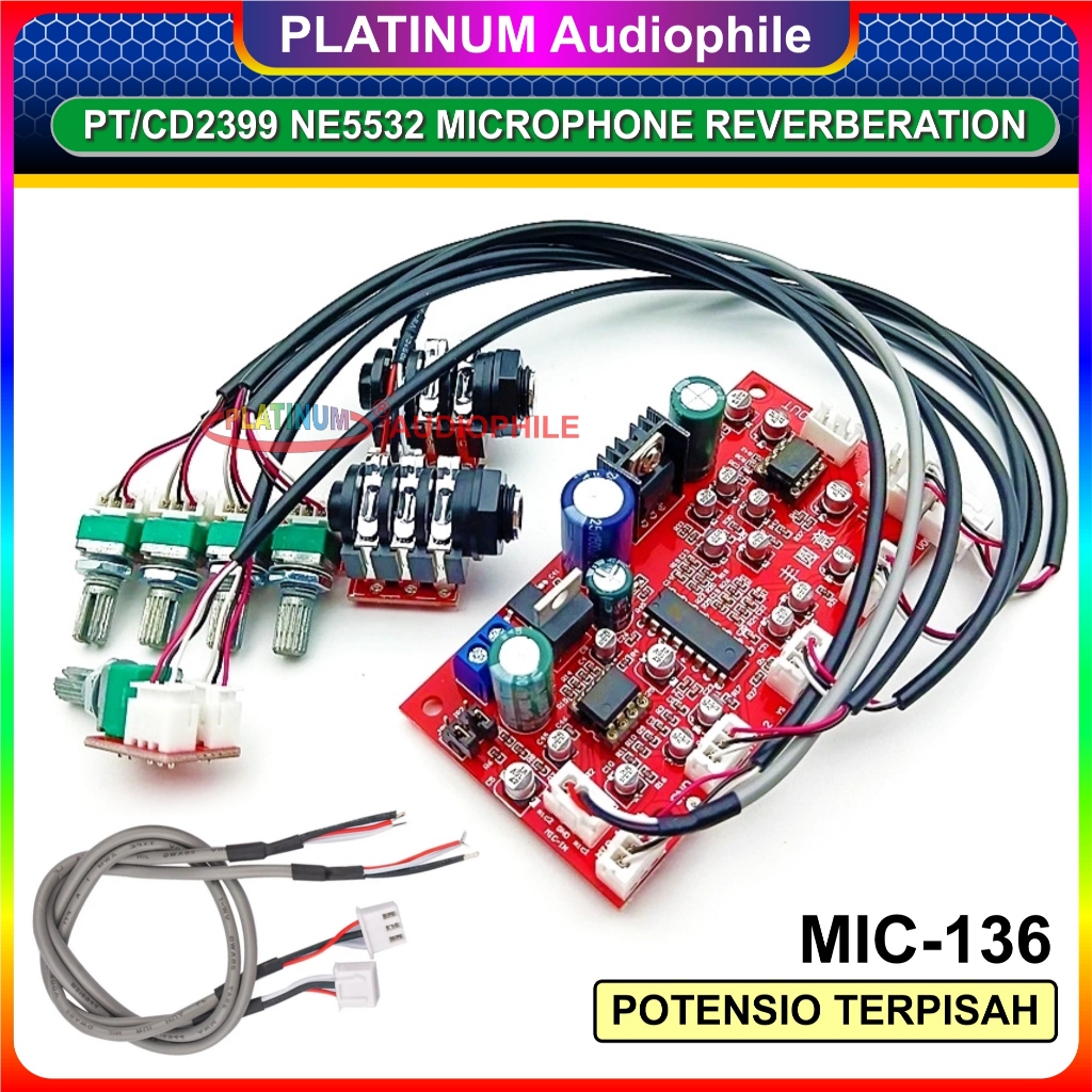 Jual PT2399 Karaoke MIC Microphone Reverberation Modul Digital Echo ...