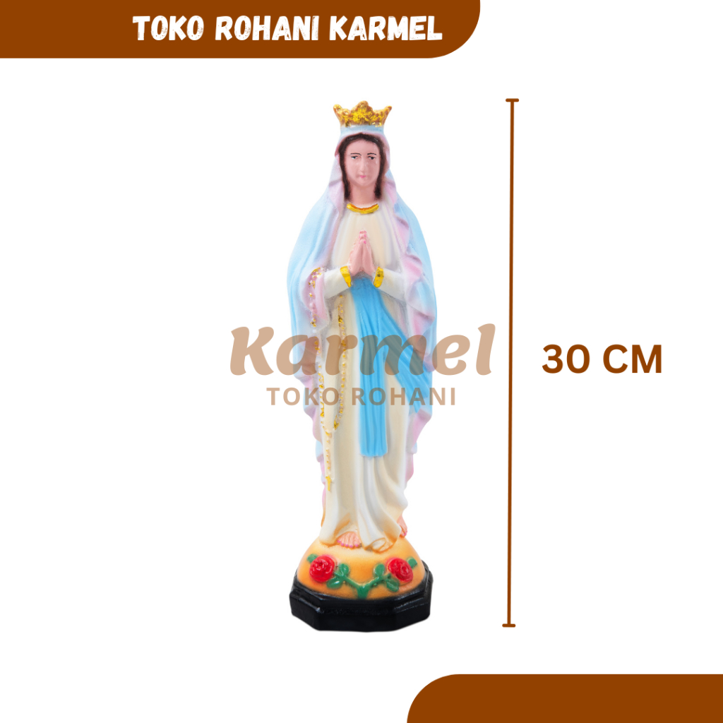 PATUNG MARIA LORDES 30 CM / PATUNG BUNDA MARIA 30 CM 3