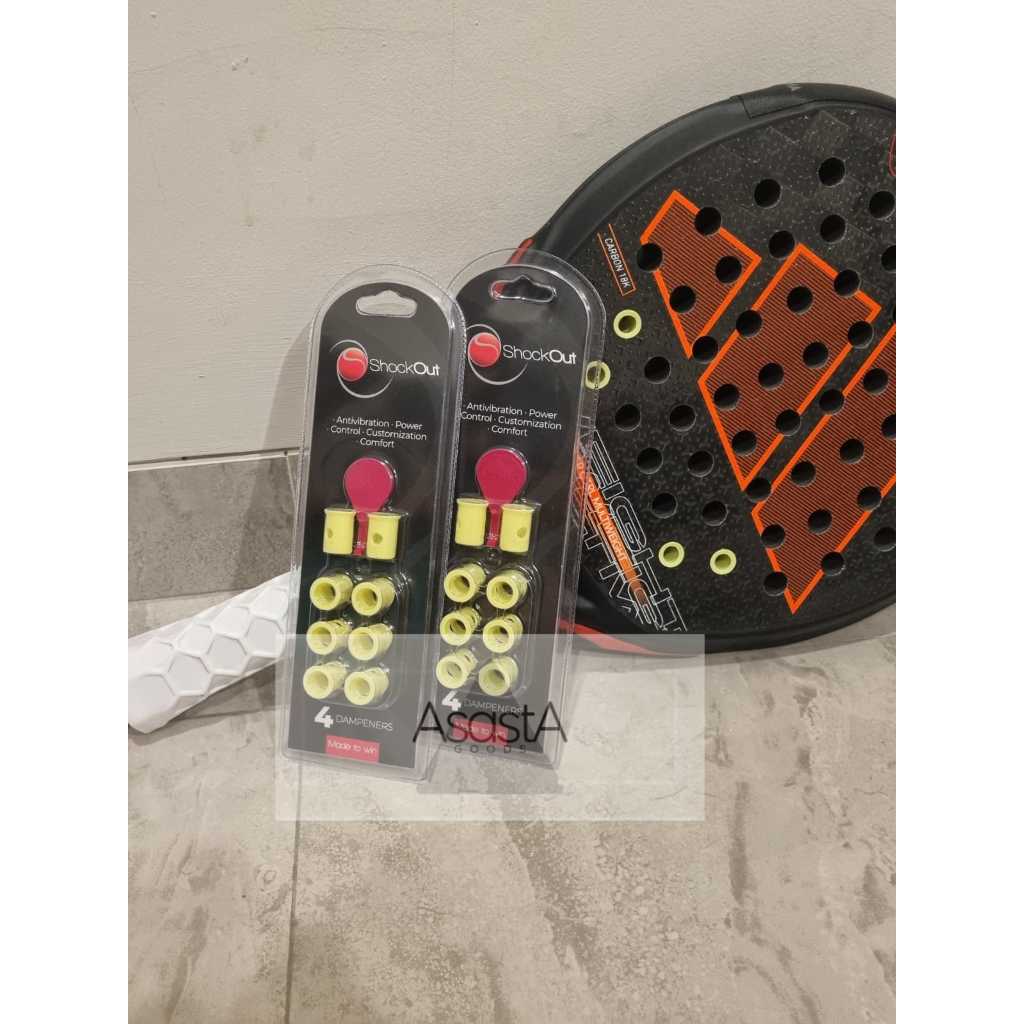 Amortisseur Vibrations Padel - Lot De 4 - Réduction Des Chocs Pour Raquette De Padel