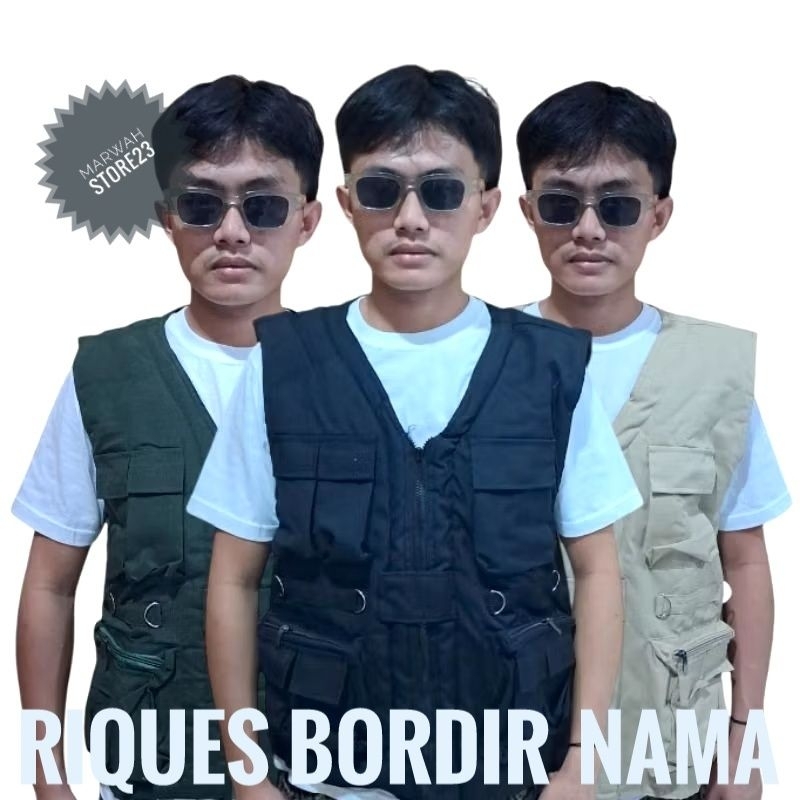 Jual Vest Rompi Dewasa Hiking /Rompi Lapangan Untuk Pria Dewasa/ Rompi ...