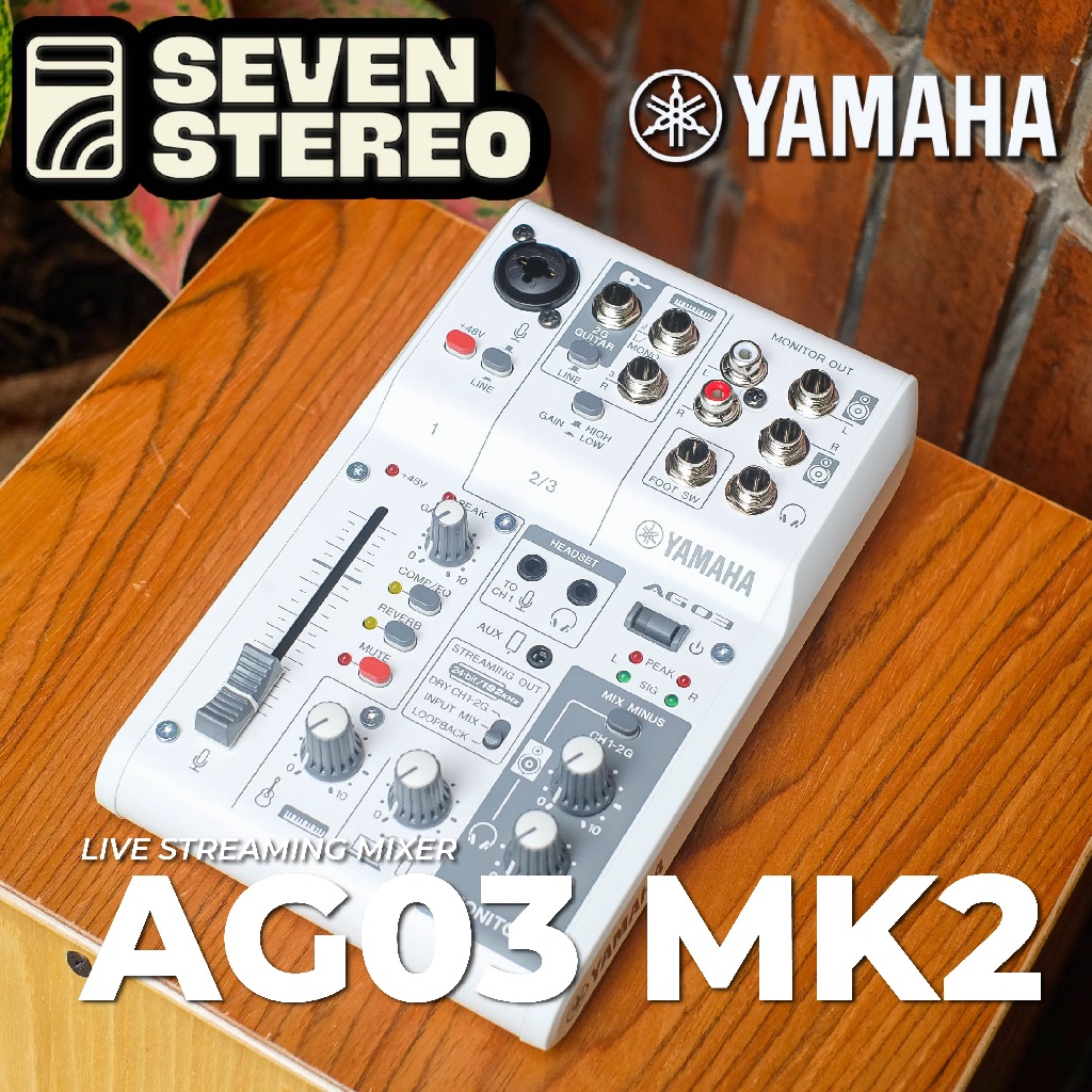 Jual Yamaha AG03 MK2 Mixer Live Streaming - USB Audio Interface ...