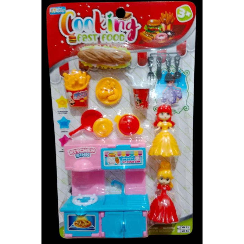 Jual MAINAN MASAKAN FAST FOOD PRINCESS MK 13 | Shopee Indonesia