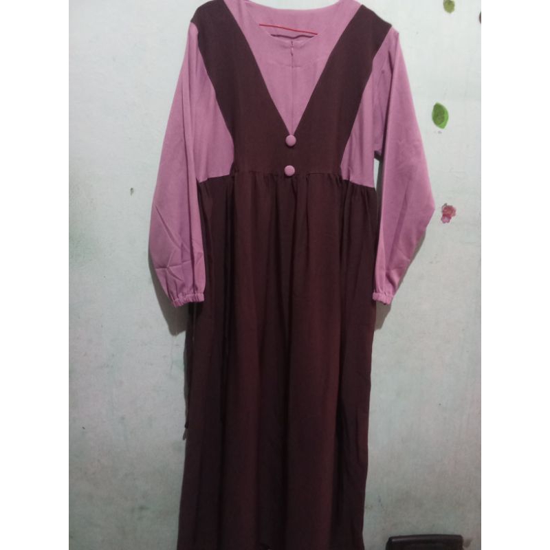 Jual Baju Gamis PL Bonus Hijab | Shopee Indonesia