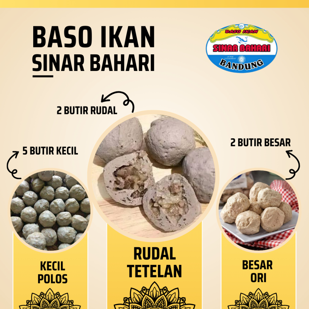 Jual Baso Ikan Mix Rudal Isi Jando, Bakso Besar Isi Cincang, Bakso ...