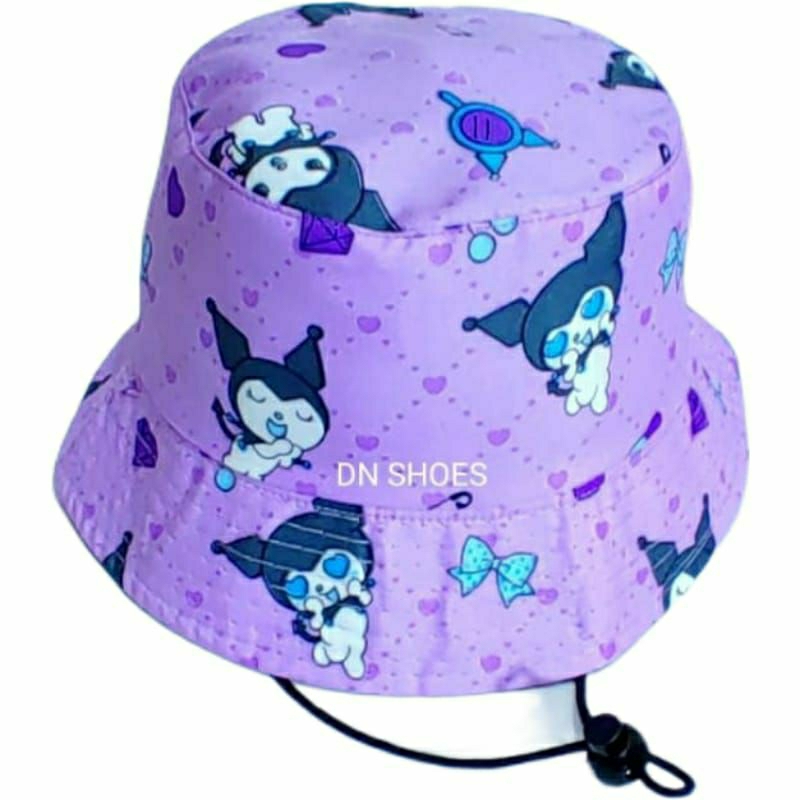 Jual Topi kuromi topi cinnamorol my melody Bucket kuromi topi anak