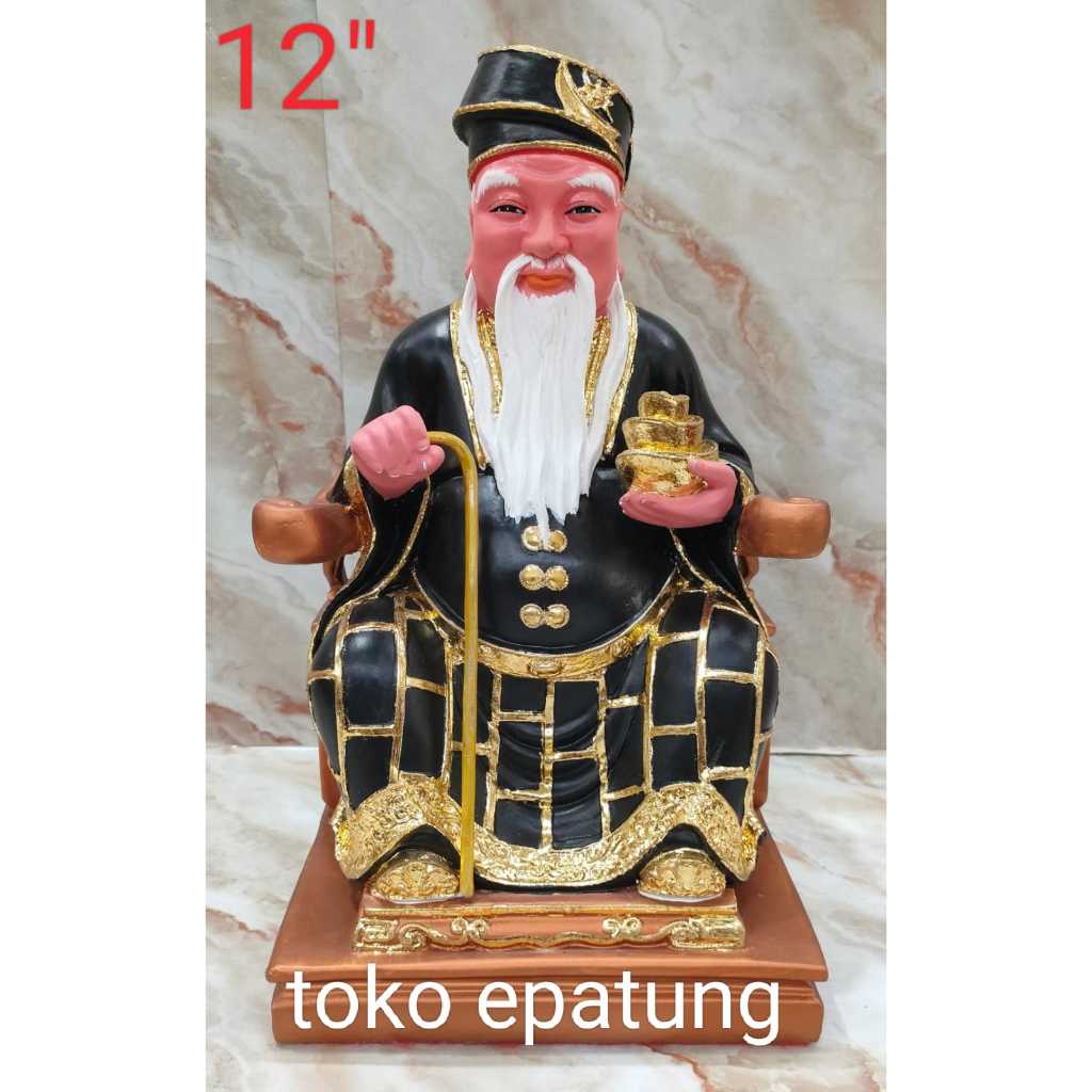 Jual patung datuk / natuk / pak haji - fiber - 12 inch - hitam - Topi ...