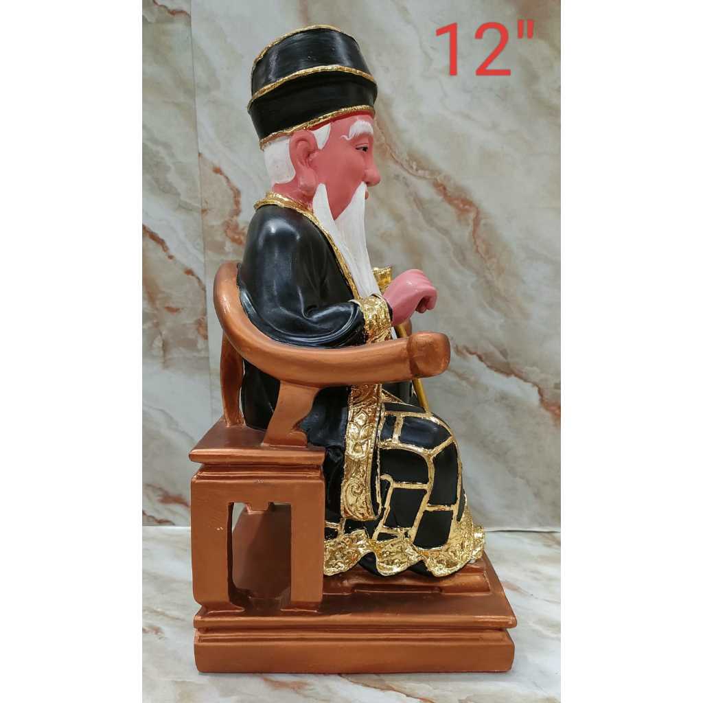 Jual patung datuk / natuk / pak haji - fiber - 12 inch - hitam - Topi ...