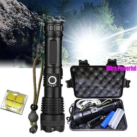 Jual LED Tactical 100000 Lumens Xhp 50 - Kualitas Cahaya Super Terang ...