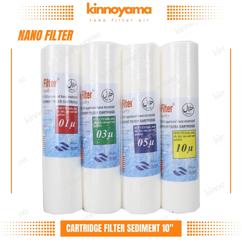 Jual Cartridge Filter Air Nano Filter 1 Inch | Shopee Indonesia