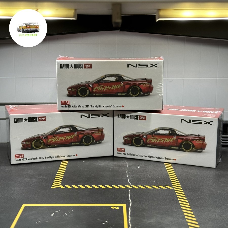 Jual Mini GT Kaido House Honda NSX Dinner MDX 2024 Red Pearl
