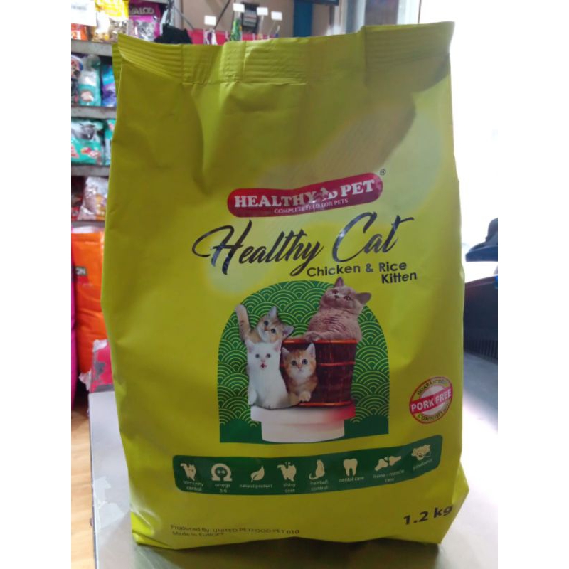 Jual Healthy cat chicken & rice kitten 1,2kg | Shopee Indonesia
