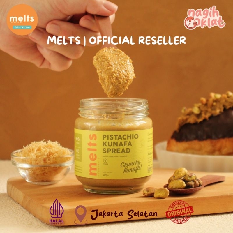 Jual [PRE-ORDER] MELTS Pistachio Kunafa Spread - Pistachio Reguler ...