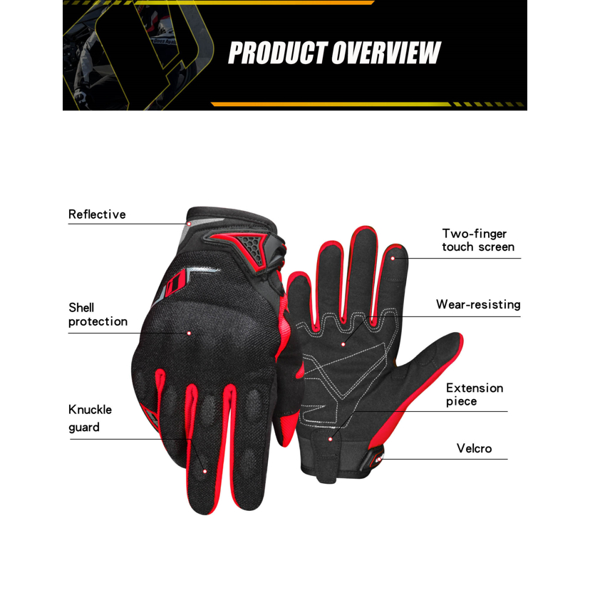 ONES AGAIN MG36 Red Gloves 