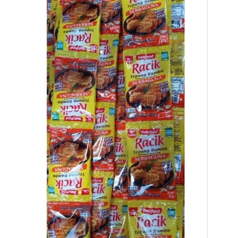 Jual RACIK TEPUNG BUMBU SERBAGUNA 32 gram 1renteng 10psc | Shopee Indonesia