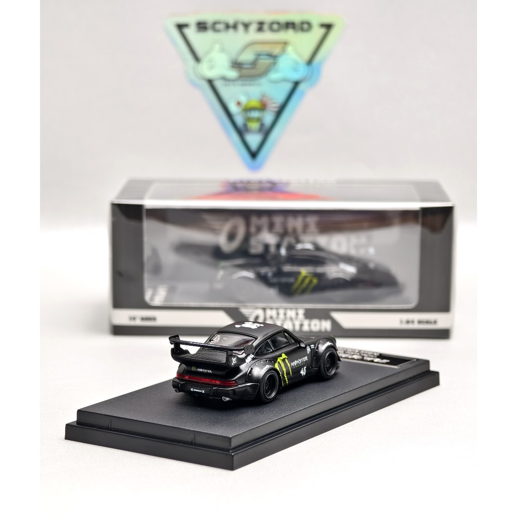 Jual Mini Station Porsche RWB 964 GT Wing Ken Block Monster Energy #43 ...