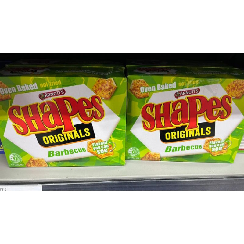 Jual ARNOTT'S SHAPES ORIGINAL BBQ 175G | Shopee Indonesia