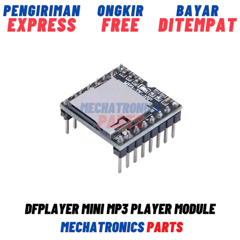 Jual DFPLAYER DF PLAYER MINI MP3 PLAYER MODULE FOR ARDUINO MP3 TF 16P ...