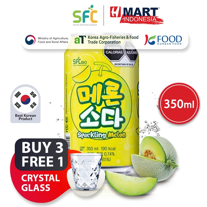 Jual SFC Sparkling Melon - Minuman Rasa Melon Berkarbonasi 350ml ...