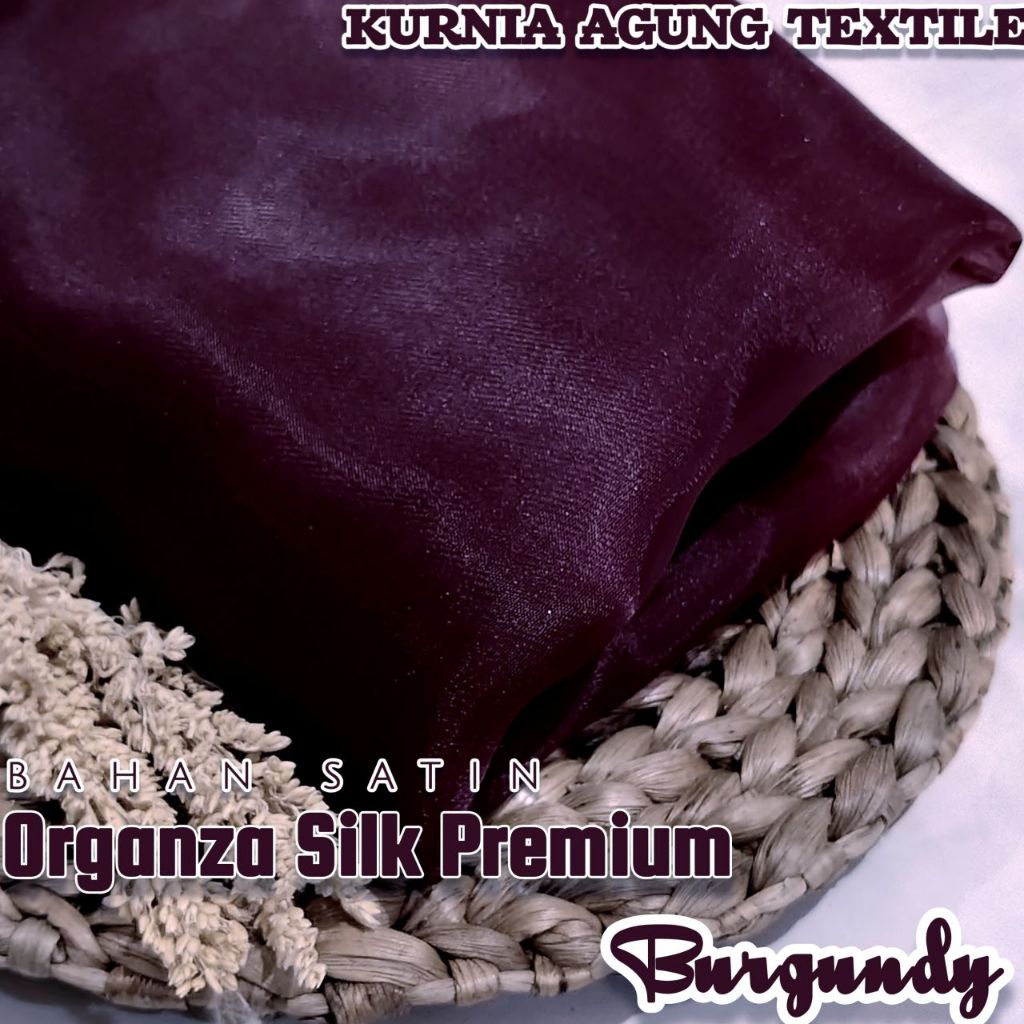 Jual Kain Satin Organza Organdi Silk Premium Grade A Bahan Kain Kaca ...