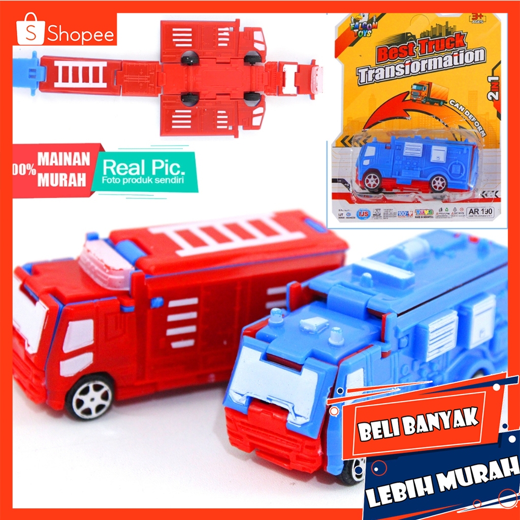 Jual MAINAN BEST TRUCK TRANSFORMATION AR190 MOBIL TRUK 2 SISI PERUBAHAN ...