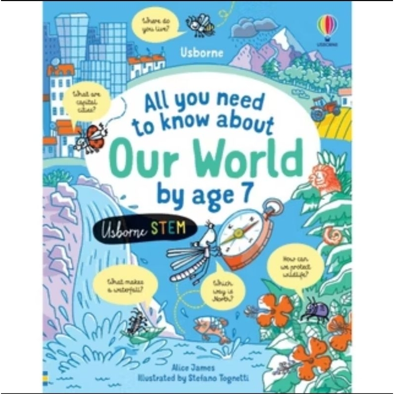 Jual Usborne All You Need To Know About World By Age 7 | Shopee Indonesia