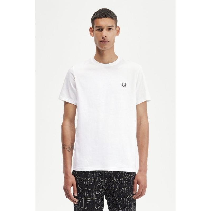 Jual Fred Perry T-Shirt Back Graphic White Original | Shopee Indonesia