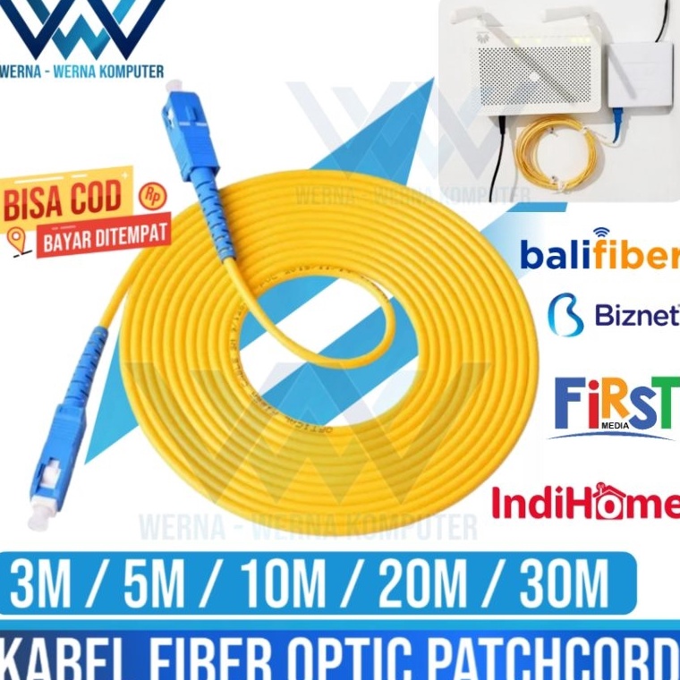 Jual Garansi Belanja Kabel FO Fiber Optic Internal Patch Cord 5 1 2 3 ...