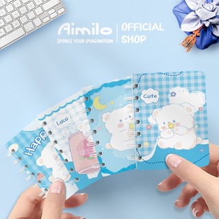Jual Aimilo Scrapbook A7 Notebook Aesthetic Buku Catatan Kecil Notebook ...