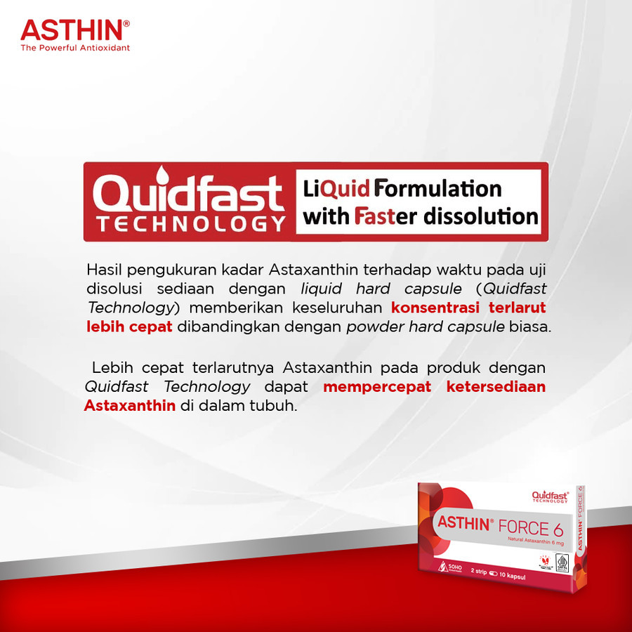 Jual ASTHIN FORCE 6 12 SUPLEMEN DAYA TAHAN TUBUH Natural Astaxanthin ...