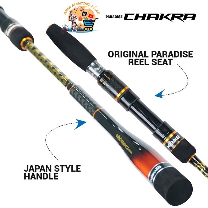Jual Joran TORNADO PARADISE CHAKRA Deep Sea 180cm PE 2-6 - Jigging Rod ...