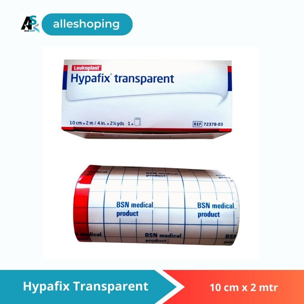 Jual Hypafix Transparent 10cm x 2m / 10 cm x 10 m plester luka anti air ...