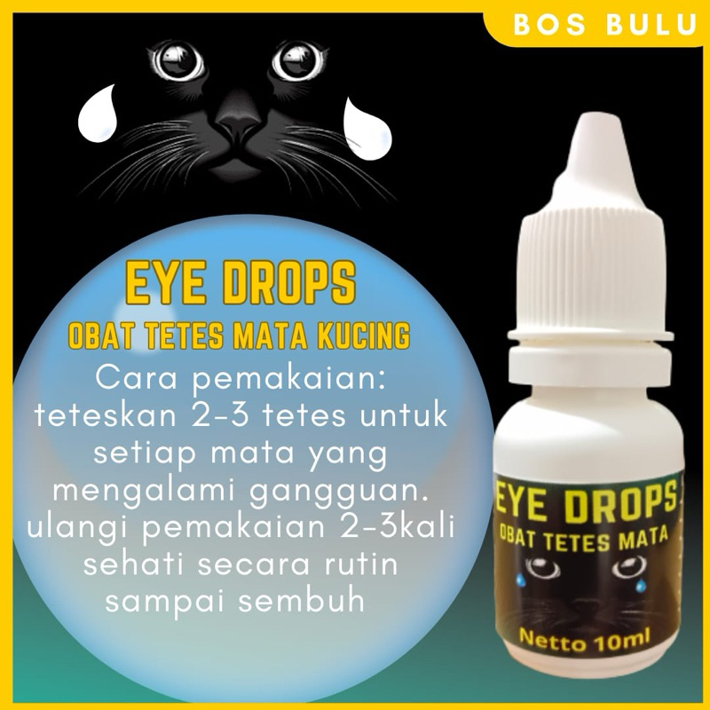 Jual eye drop obat tetes mata kucing dan anjing infeksi elergi belekan ...