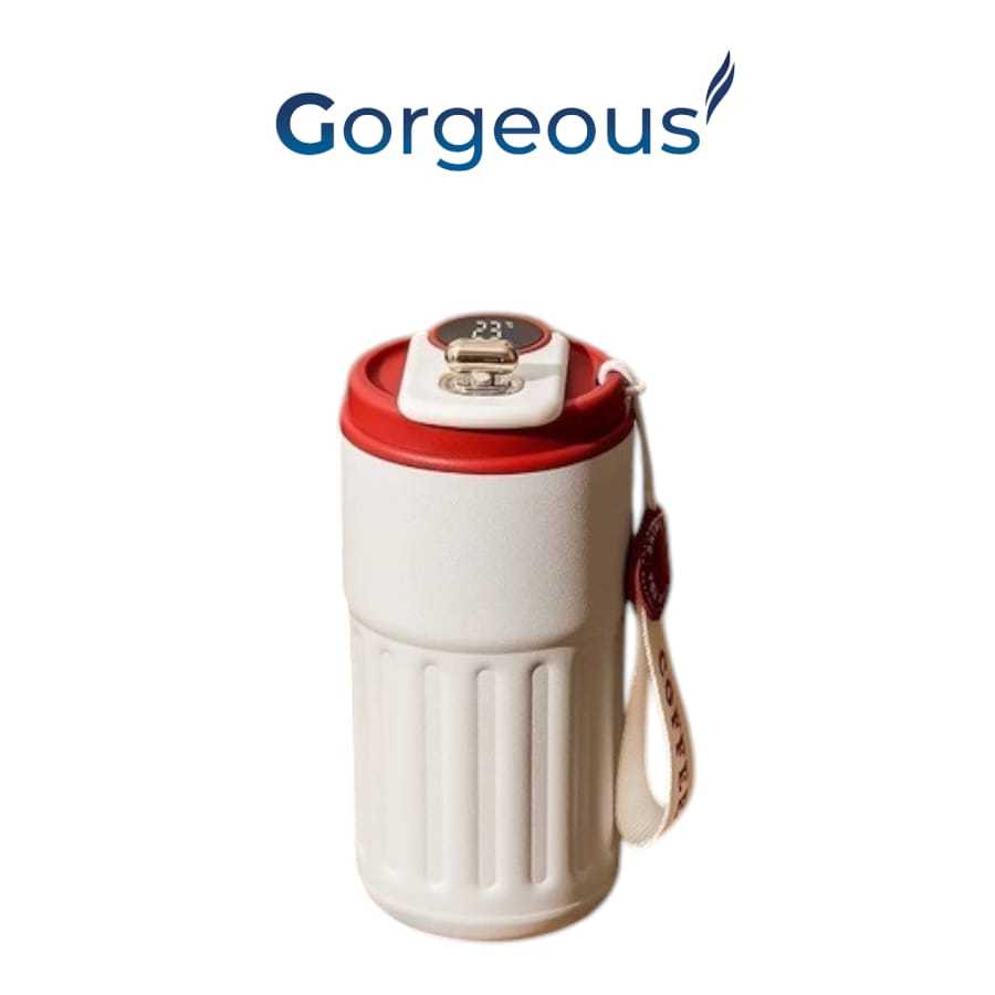 Tumbler Minum Kopi Aesthetic Smart Led 450ml Stainless Steel Sus 316 / Vacuumm I - foto 1