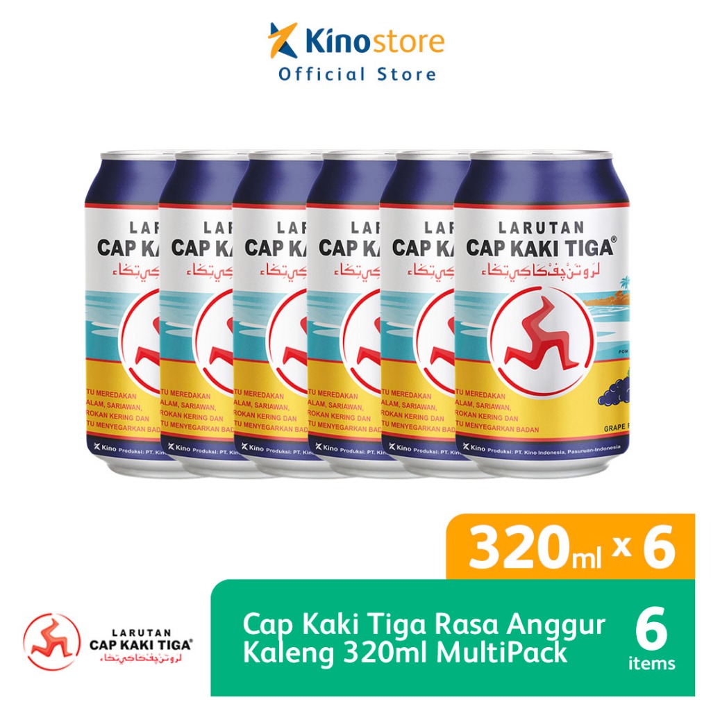 Jual Cap Kaki Tiga Rasa Anggur Kaleng 320ml | Shopee Indonesia