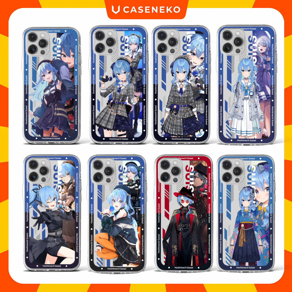 Jual Custom Casing Hoshimachi Suisei Hololive Japan JP Phone Case
