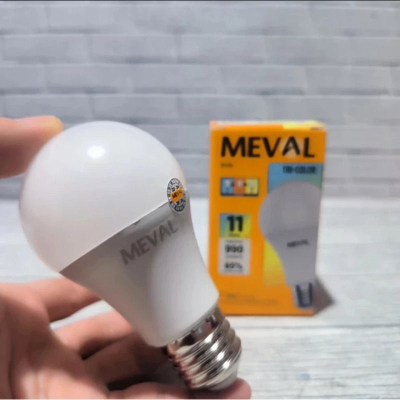 Jual MEVAL Lampu Led Tricolour 11 Watt 3 Warna Cahaya Dalam 1 Lampu ...