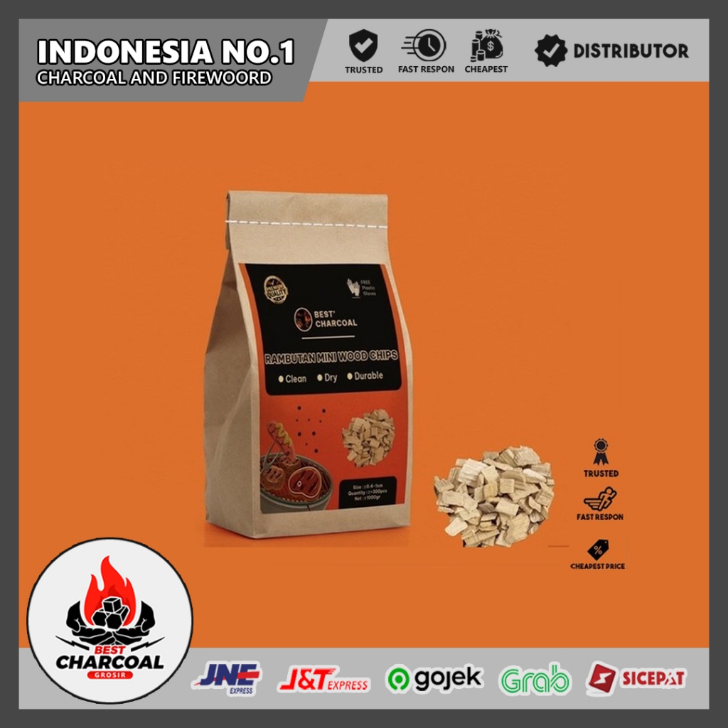 Jual Kayu Bakar Wood Chips Rambutan Apple Nangka Cherry Premium Ekspor ...
