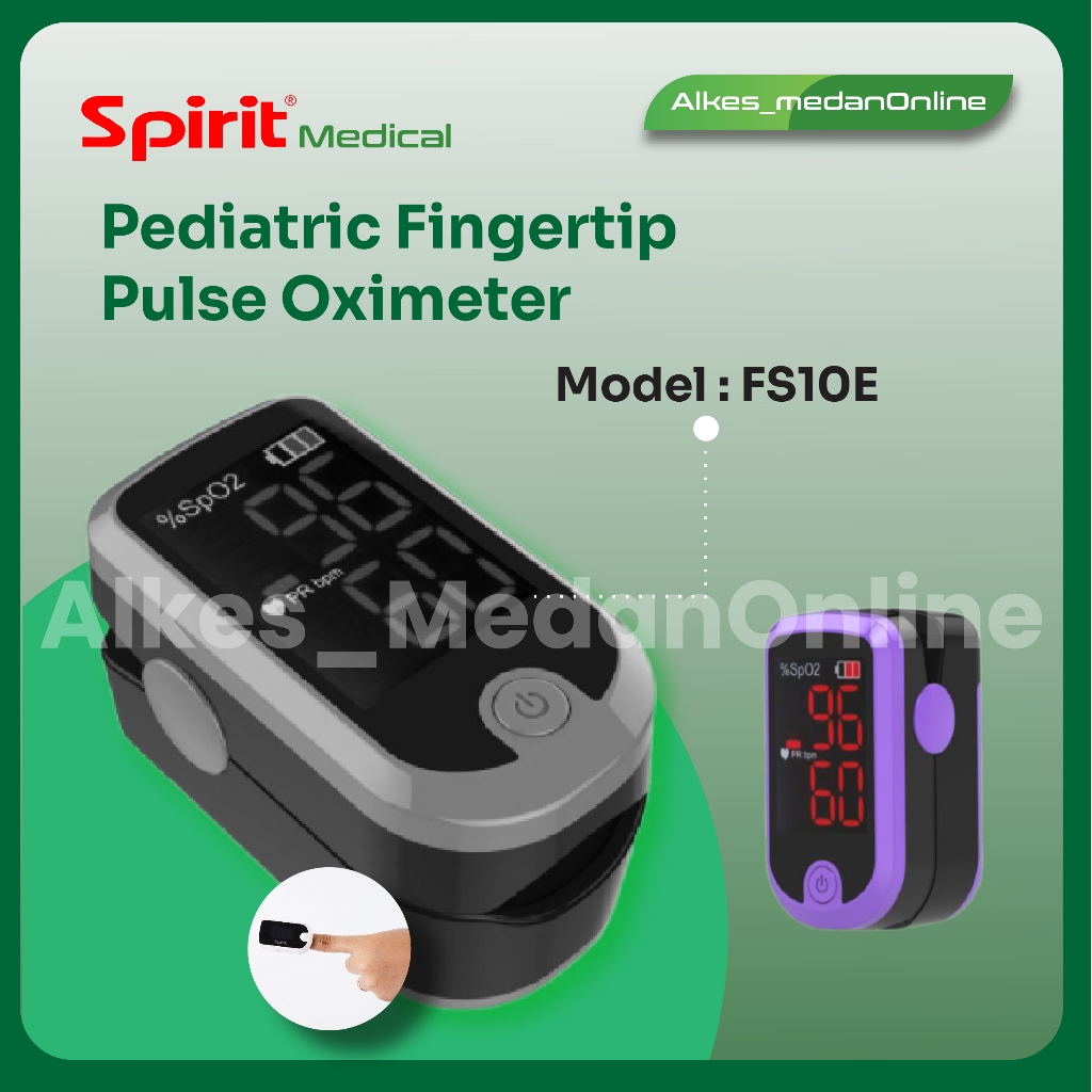 Jual SPIRIT l FINGER PULSE OXYMETER FS 10 E & FS 20 E | Pengukur ...