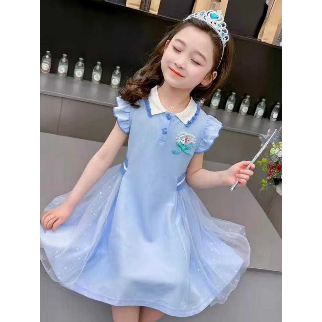 Jual DRESS PRINCESS ANAK PEREMPUAN UMUR 1-6 TAHUN BAJU DRESS ANAK MOTIF ...