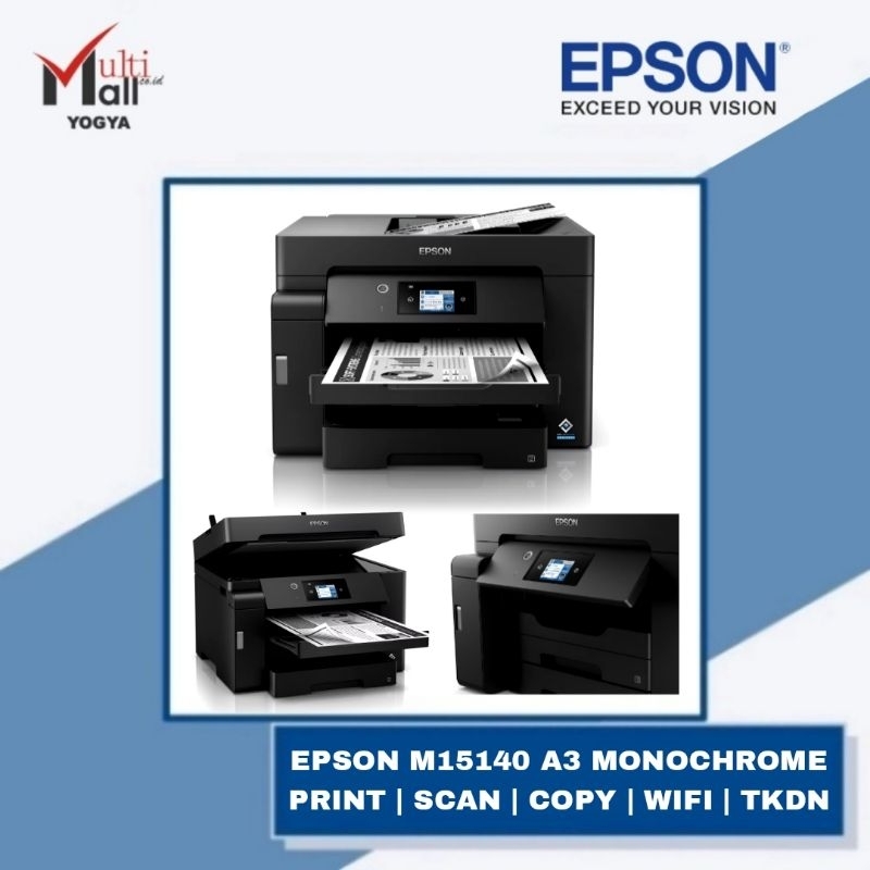 Jual Epson Printer M15140 A3+ Monochrome Print Scan Copy WiFi Wireless ...