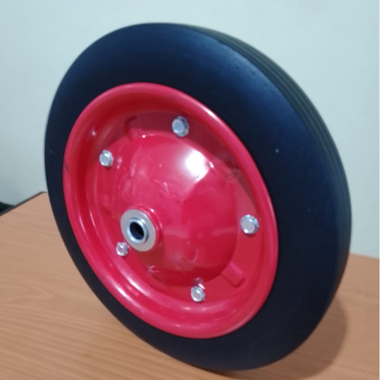 Jual LEBIH AWET TAHAN LAMA RODA TANPABAN DALAM FULL KARET Roda troli 12 ...