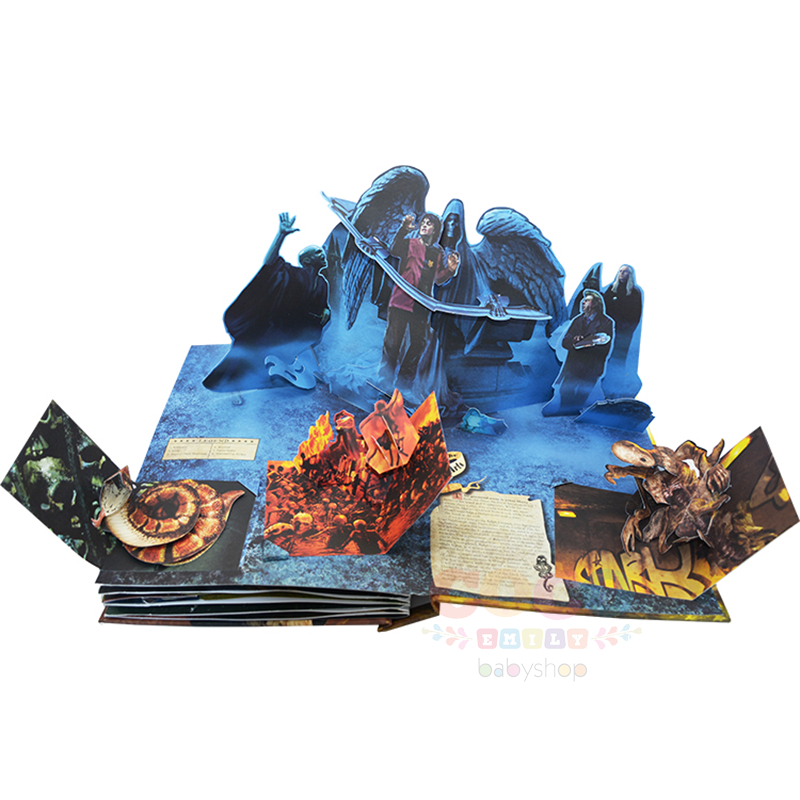 Jual English original Harry Potter 3D three-dimensional book Harry ...