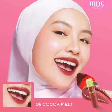 WARDAH Lip Tint Moist Dew Tint 3 G With Oatmilk Pentavitin Bibir Lembab Glossy Longlasting