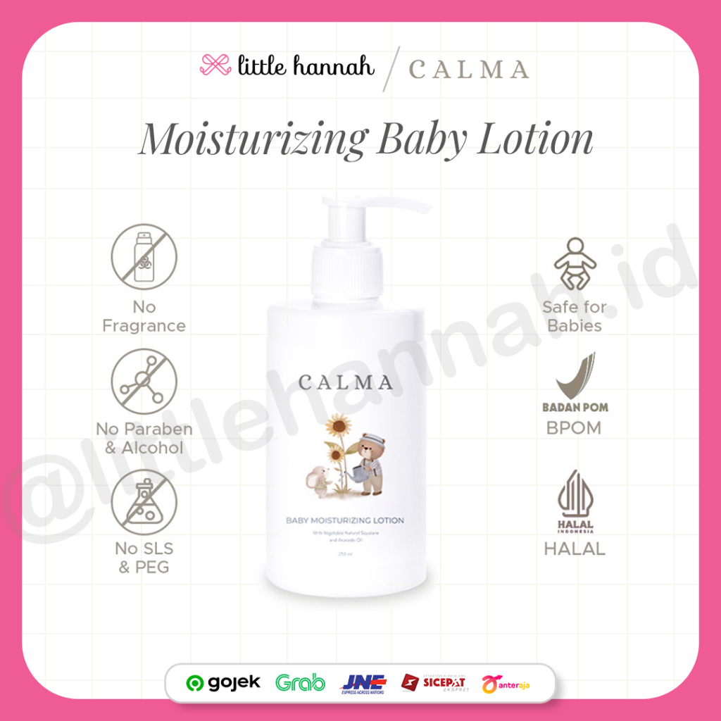 Jual Calma Baby Moisturizing Lotion / Baby Lotion Moisturizer / Baby ...